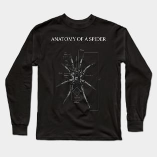 Spider Anatomy Diagram Long Sleeve T-Shirt